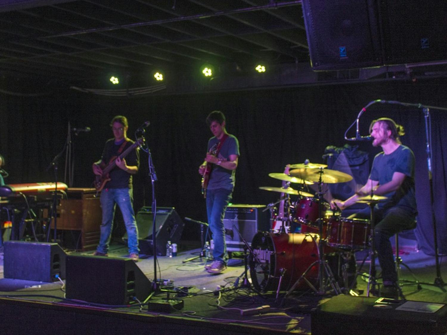 The McLovins played in Buffalo on Saturday night on the second floor of the Waiting Room. The rock band showed off their softer side with a night full of soul and funk songs - with keyboard, drum and guitar solos abound.