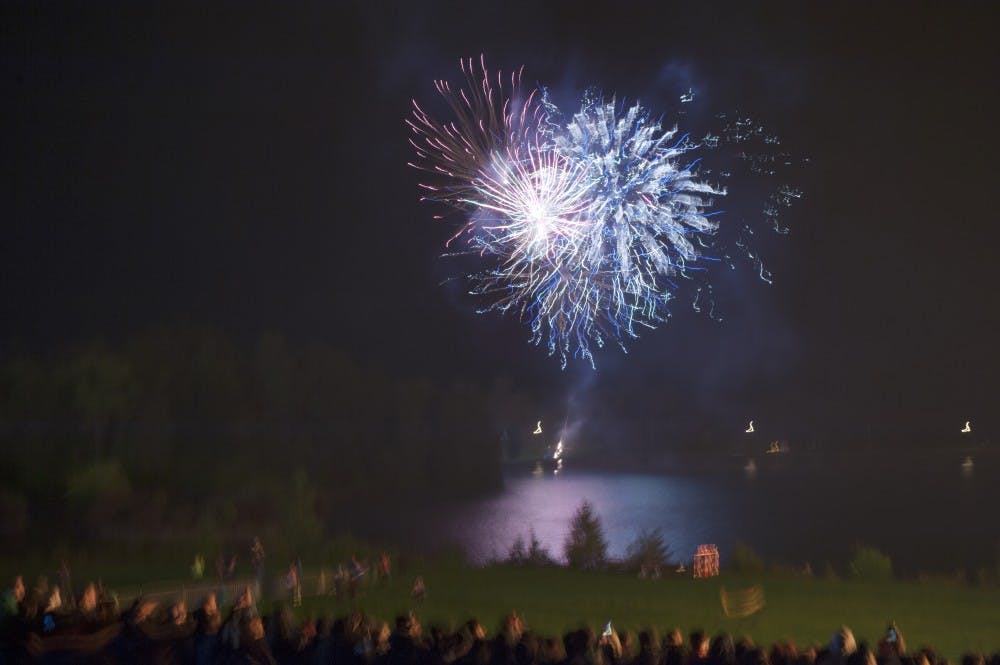 <p>Friday night's carnival included fireworks by Lake LaSalle. The Student Association's Spirit Week wrapped up this weekend. </p>
