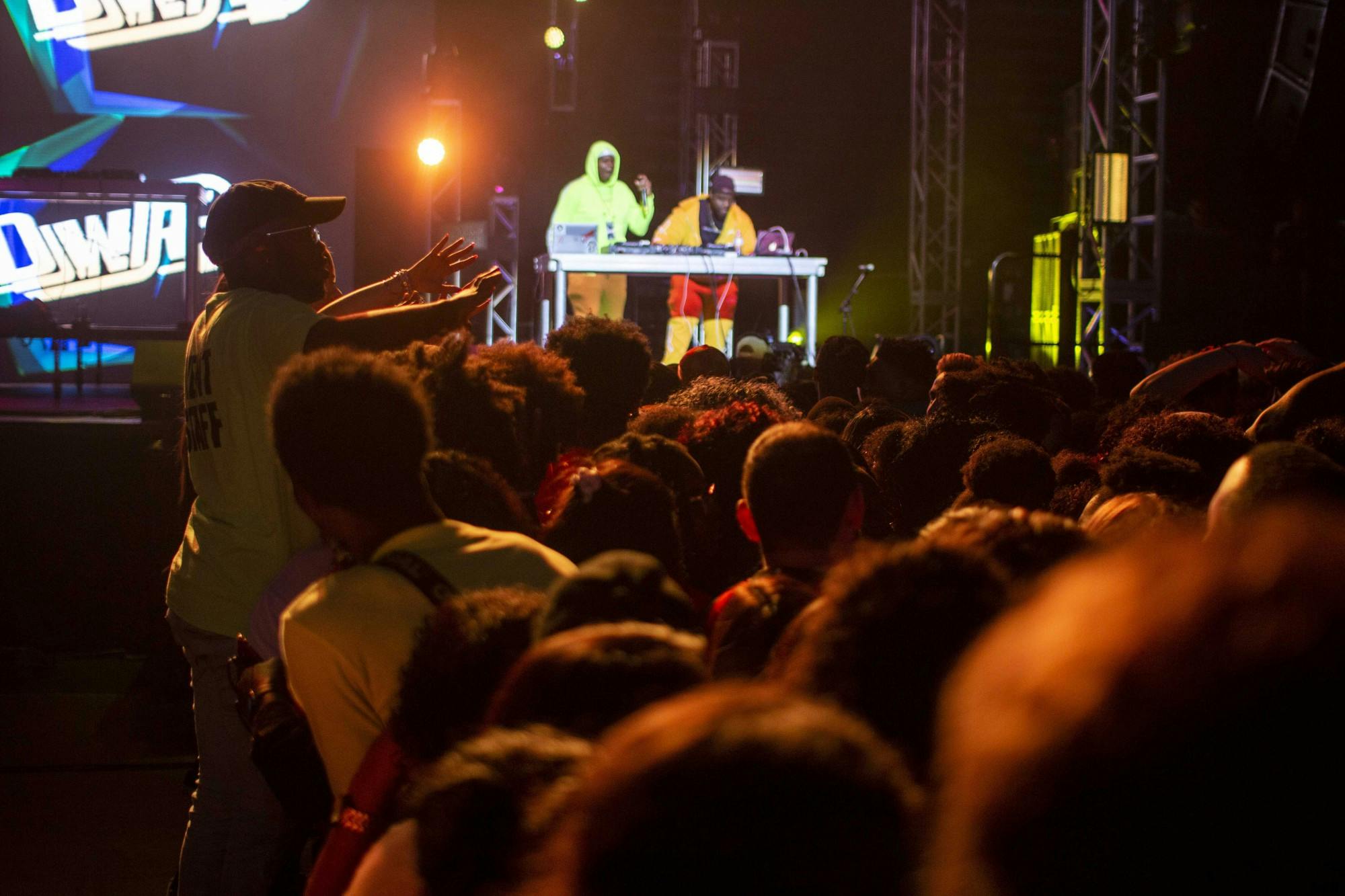 Students packed the Center for the Arts for Spring Fest 2019.