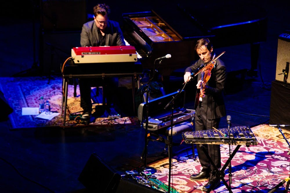 <p>Singer and multi-instrumentalist Andrew Bird took his national tour to the CFA Saturday night. Bird demonstrated his eclectic musical ability through a survey of his discography.</p>