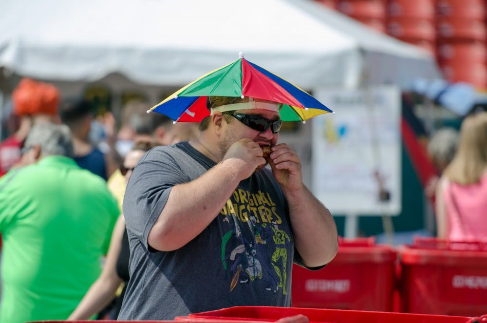 <p>The National Buffalo Chicken Wing Festival was held at Coca Cola Field in downtown Buffalo Saturday and Sunday. Festival-goers were able to sample various flavors of Buffalo's speciality and enjoy live entertainment.</p>