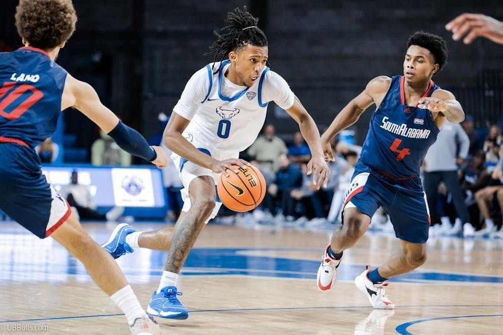 UB guard Kanye Jones | Paul Hokanson/UB Athletics
