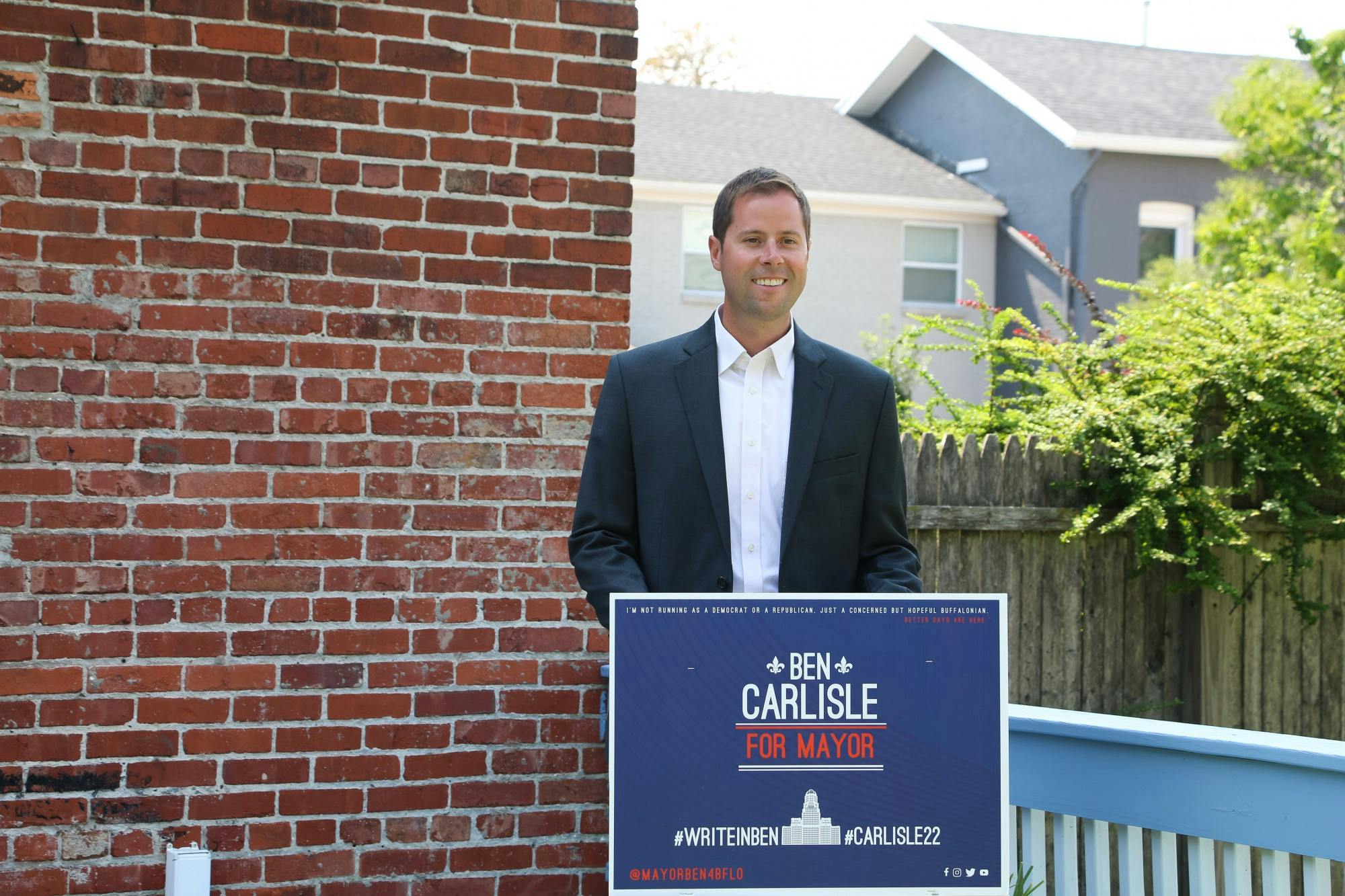 Ben Carlisle decided to join the Buffalo mayoral race following the June primary.