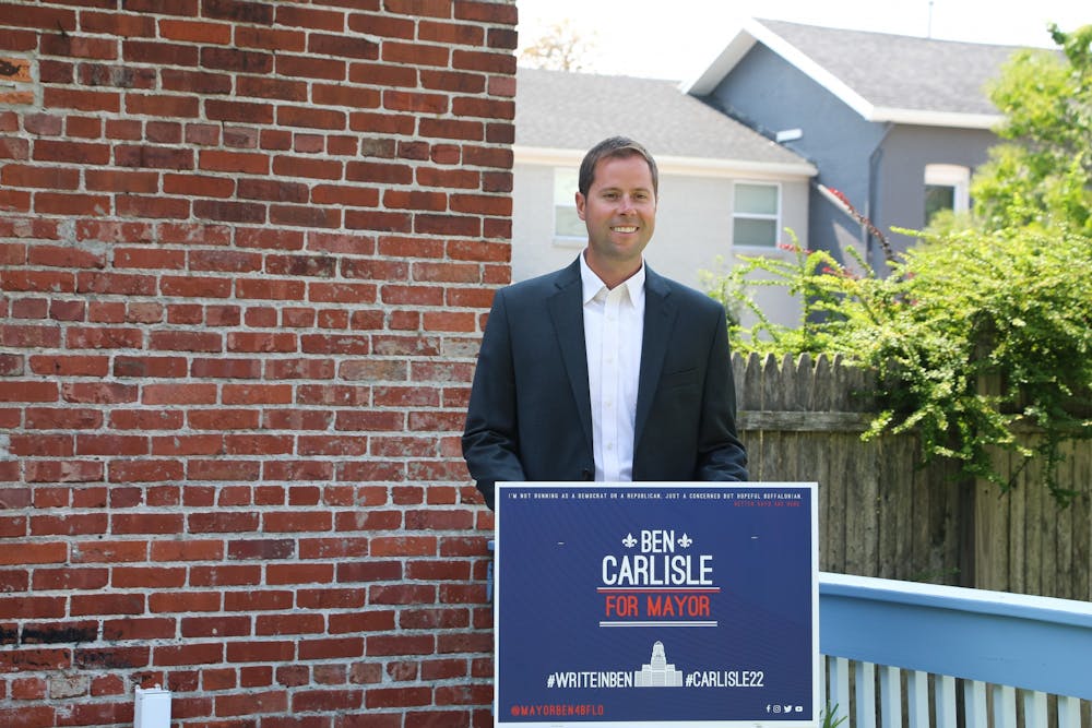 <p>Ben Carlisle decided to join the Buffalo mayoral race following the June primary.</p>
