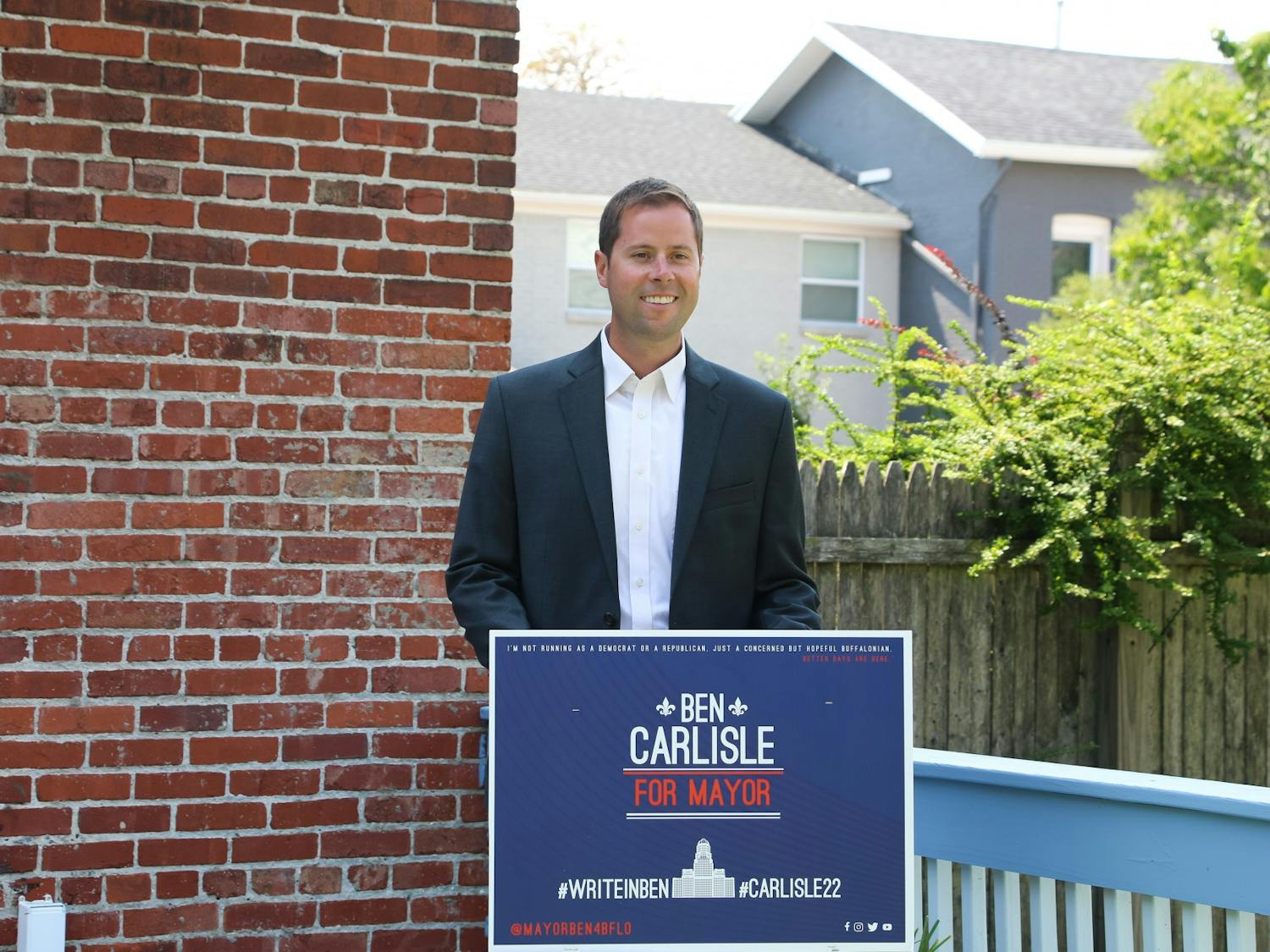 Ben Carlisle decided to join the Buffalo mayoral race following the June primary.