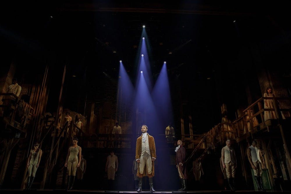 <p>The cast of “Hamilton” is taking Buffalo by storm at Shea’s Performing Arts Center. Last week, the cast performed their Broadway smashes in front of a sold-out and raving audience.</p>