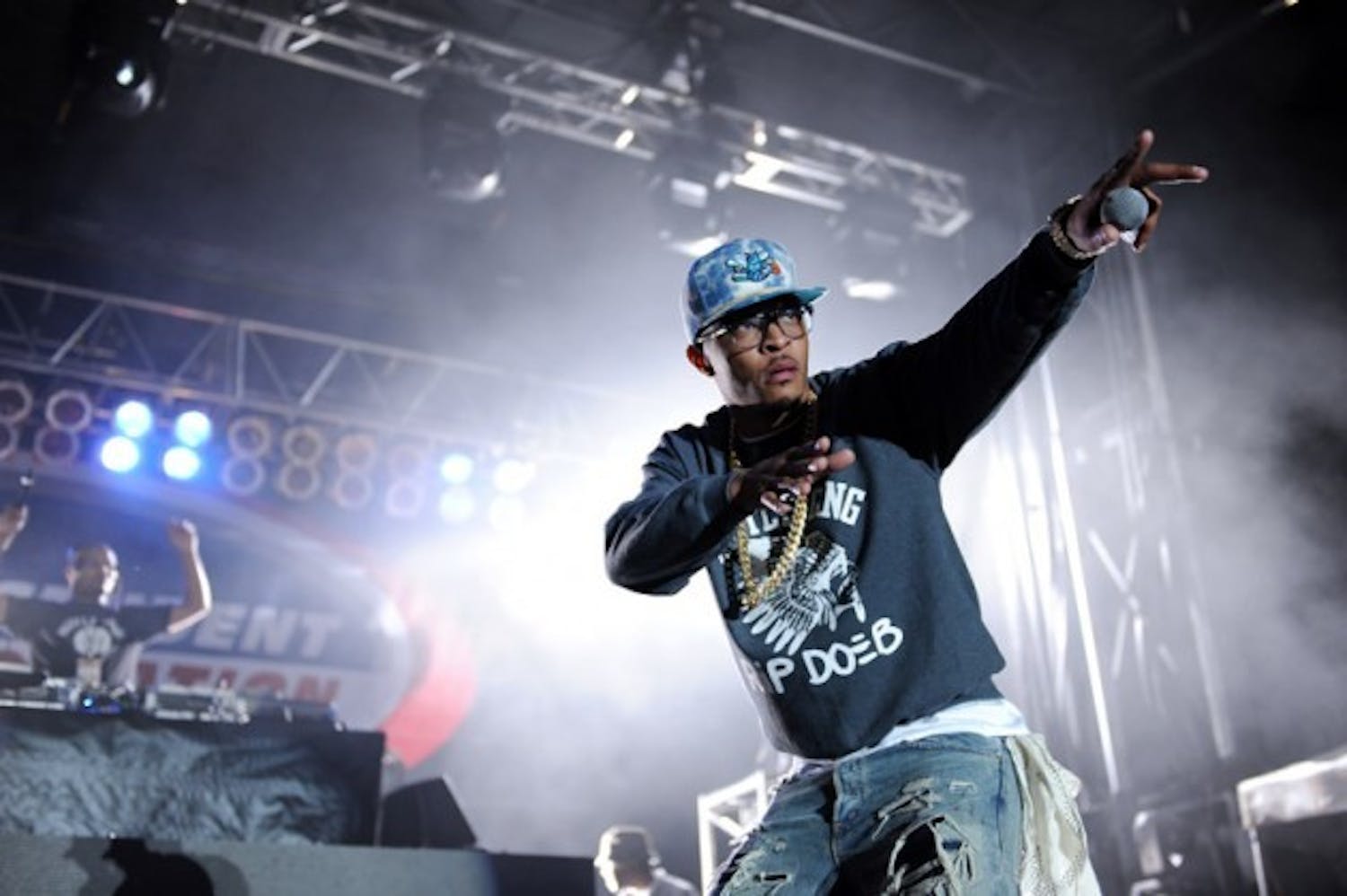 T.I. took the stage at Fall Fest 2014, co-headlining the concert in front of a crowd of more than 8,000. 