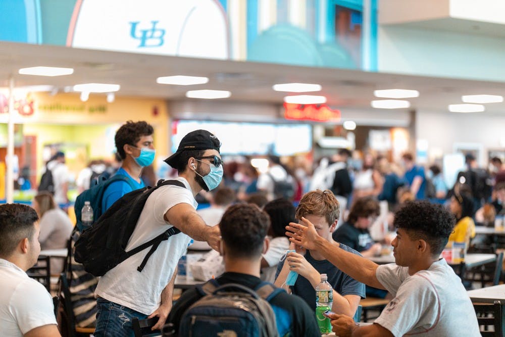UB will not require masks to be worn on campus beginning March 5.