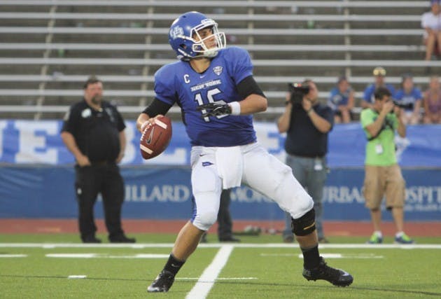 Junior quarterback Joe Licata said the Bulls believe they can still compete for a bowl game. Buffalo will need to win at least four of its last five games to become bowl eligible.
Chad Cooper, The Spectrum