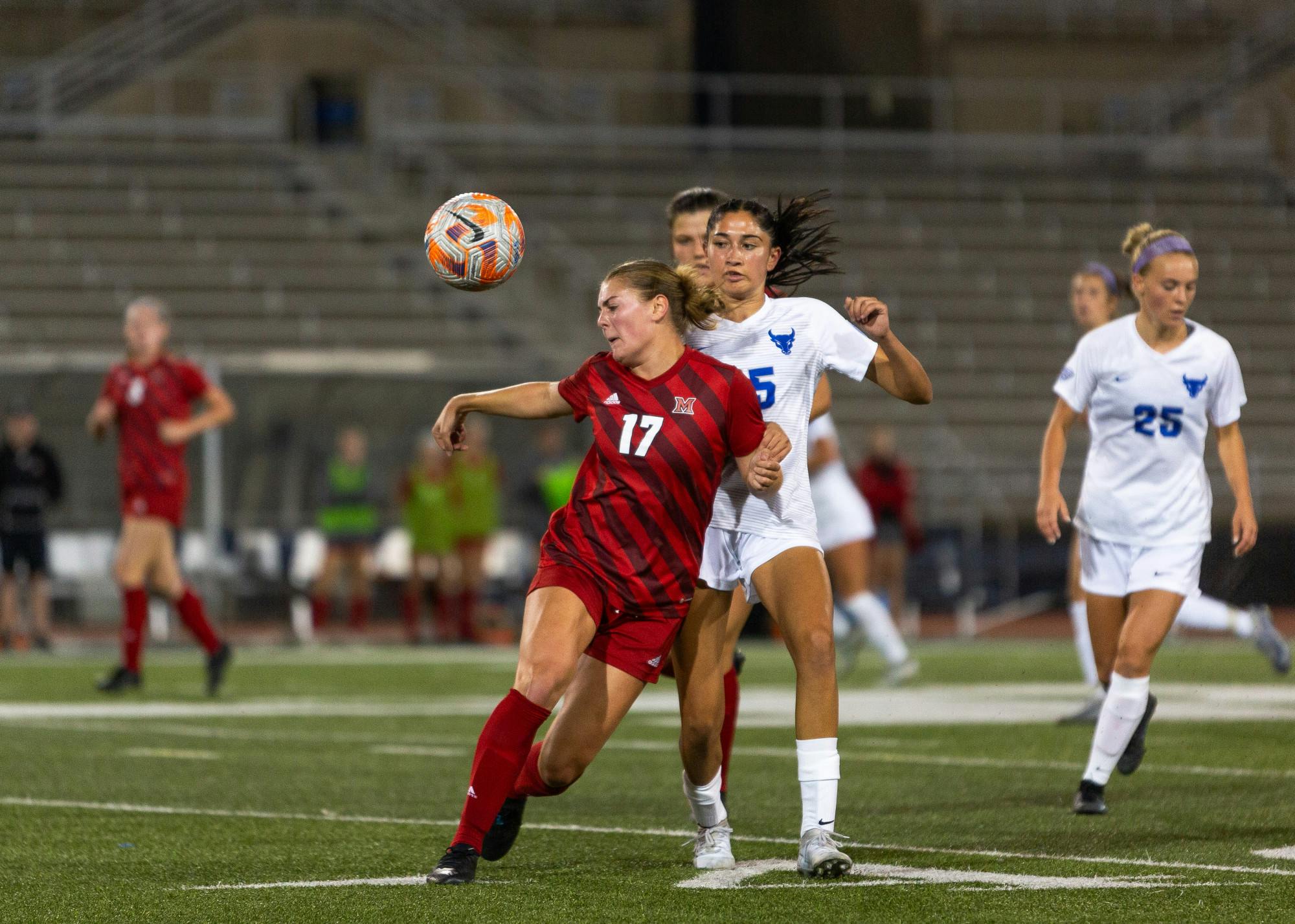 The game marks women's soccer's biggest loss since 2018, when the Bulls fell to Bowling Green 5-0.