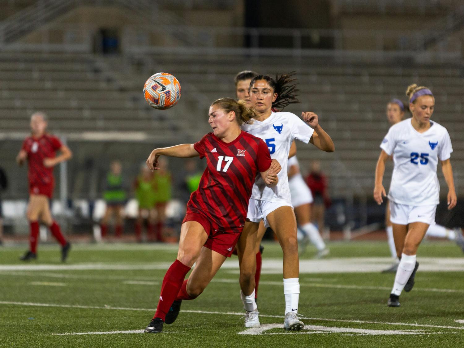 The game marks women's soccer's biggest loss since 2018, when the Bulls fell to Bowling Green 5-0.