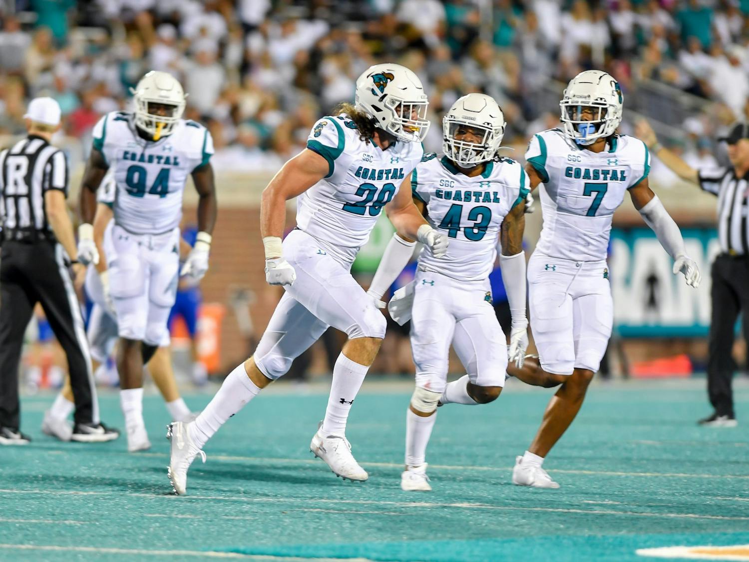 The Chanticleers are 14-point favorites entering Saturday’s matchup against UB. &nbsp;