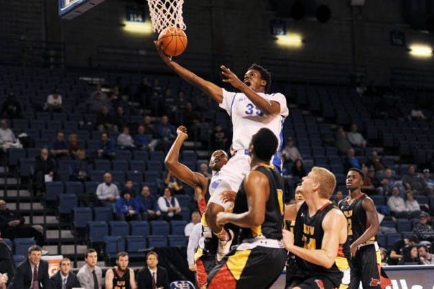 Senior forward Xavier Ford had 12 points and four steals in Buffalo&#39;s 79-60 victory Thursday evening.
Yusong Shi, The Spectrum