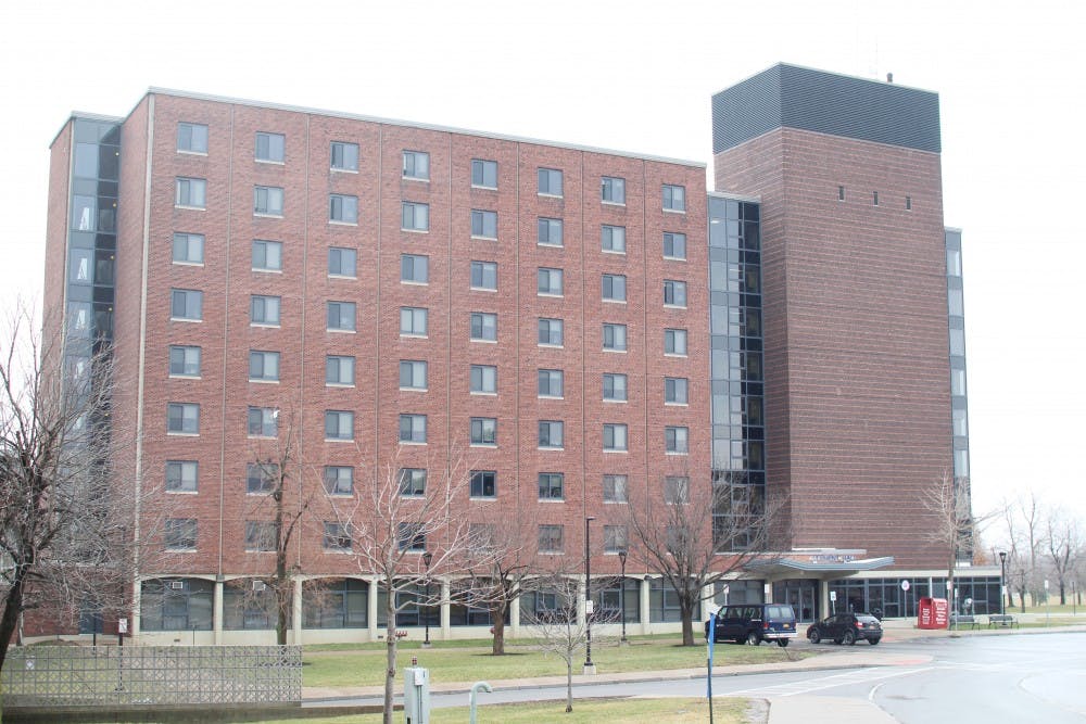 <p>Students living on South Campus are placed in either Goodyear Hall (pictured) or Clement Hall. South Campus, smaller and less inhabited than North Campus, has both its advantages and disadvantages for students.&nbsp;</p>