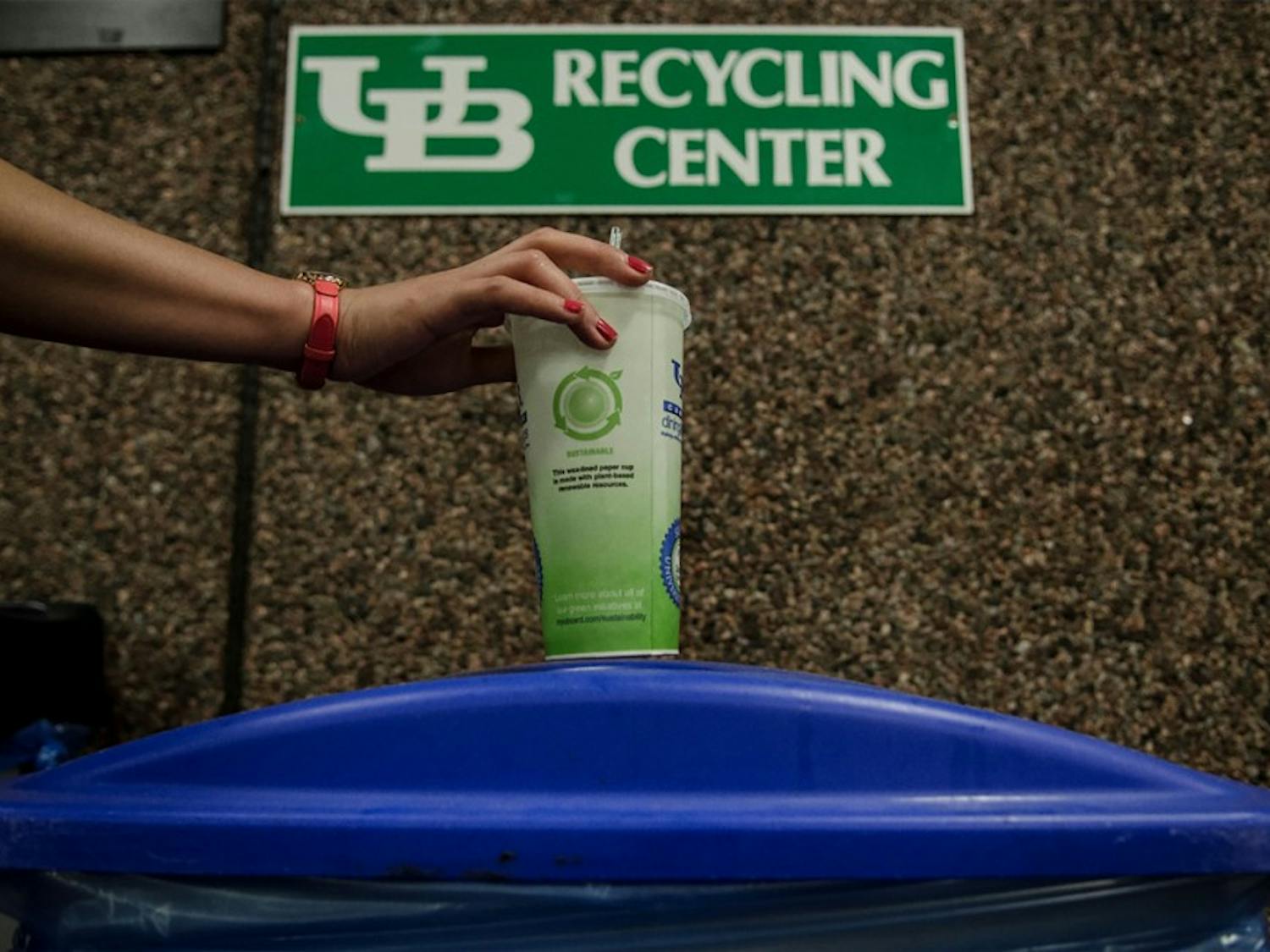 UB Sustainability aims to educate students on recycling and composting processes by promoting a climate neutral campus by 2030.