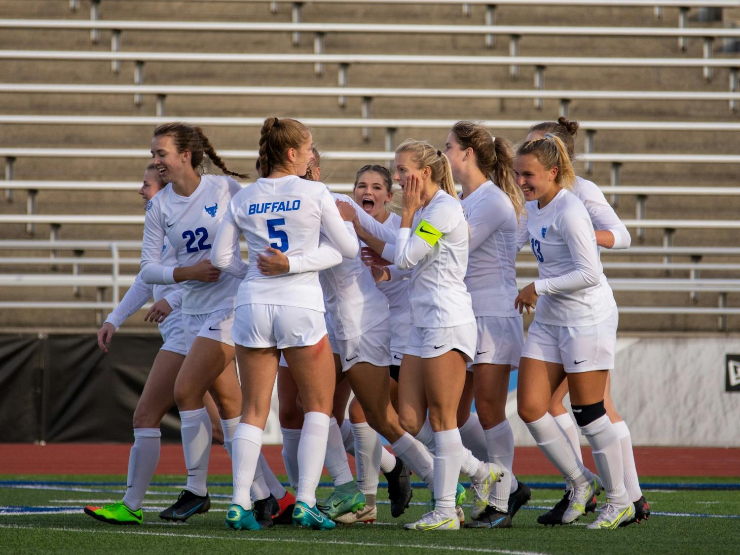 Women’s soccer defeated Central Michigan on a wild game-winning double-overtime goal in the 105th minute.