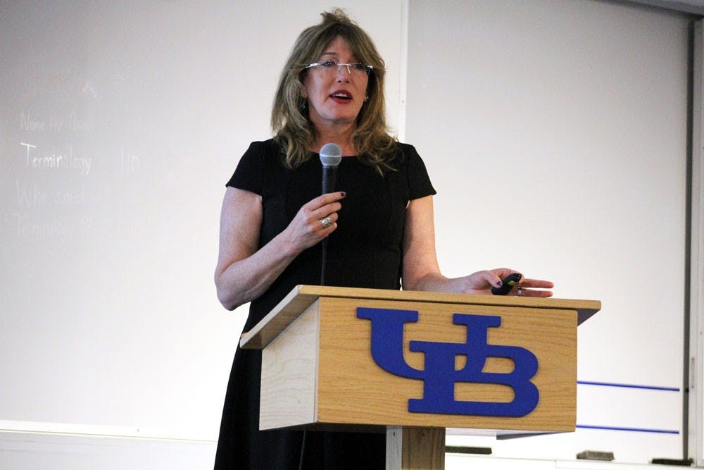 <p>Bowers, a transgender doctor who has specialized in transgender surgical procedures, spoke in the Student Union&nbsp;Monday evening.</p>