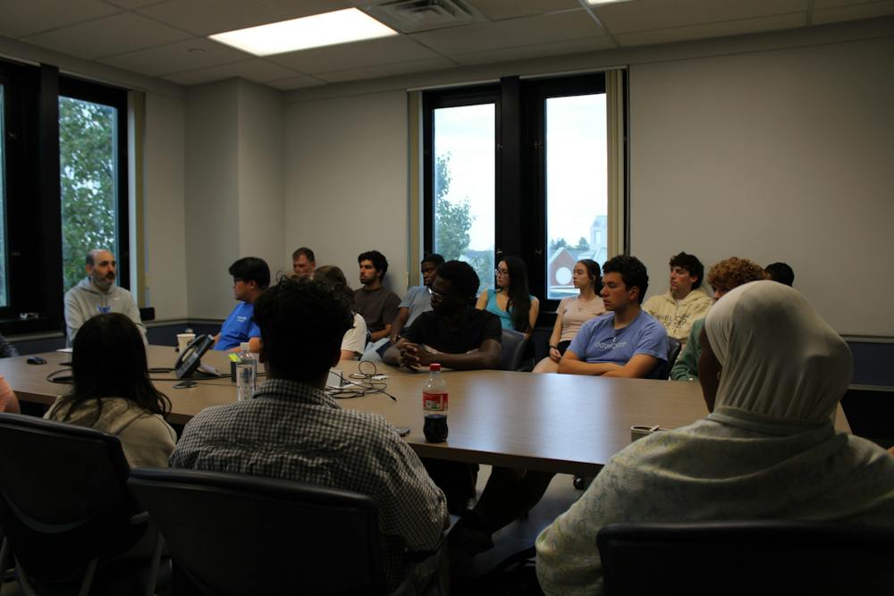 Candidates for SA Senate and president attend a mandatory meeting on Friday, Sept. 4. 