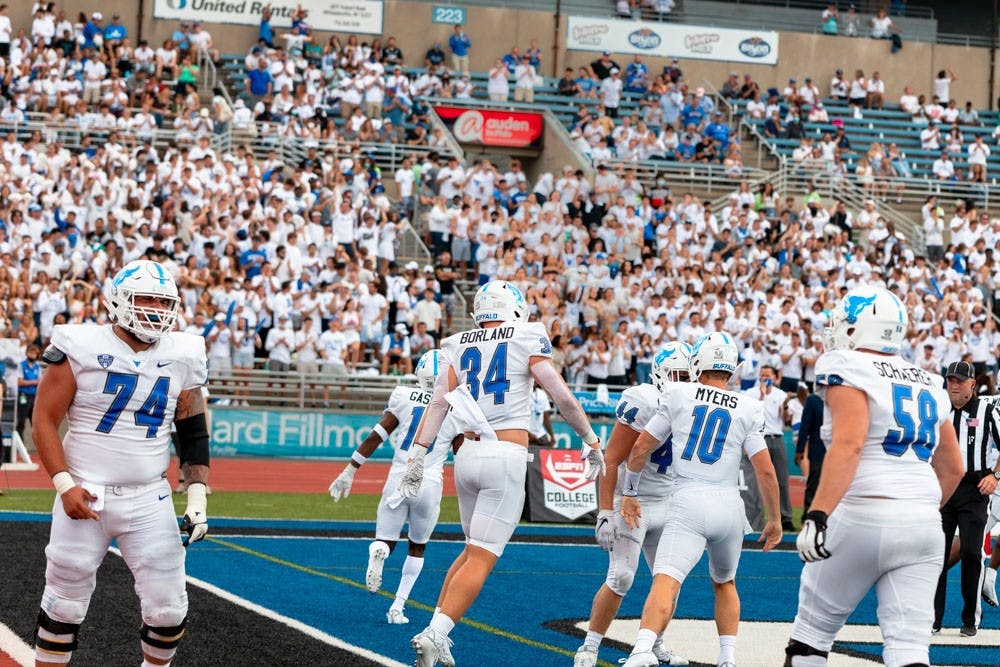 UB defeated Old Dominion, 35-34, at S.B. Ballard Stadium Saturday.