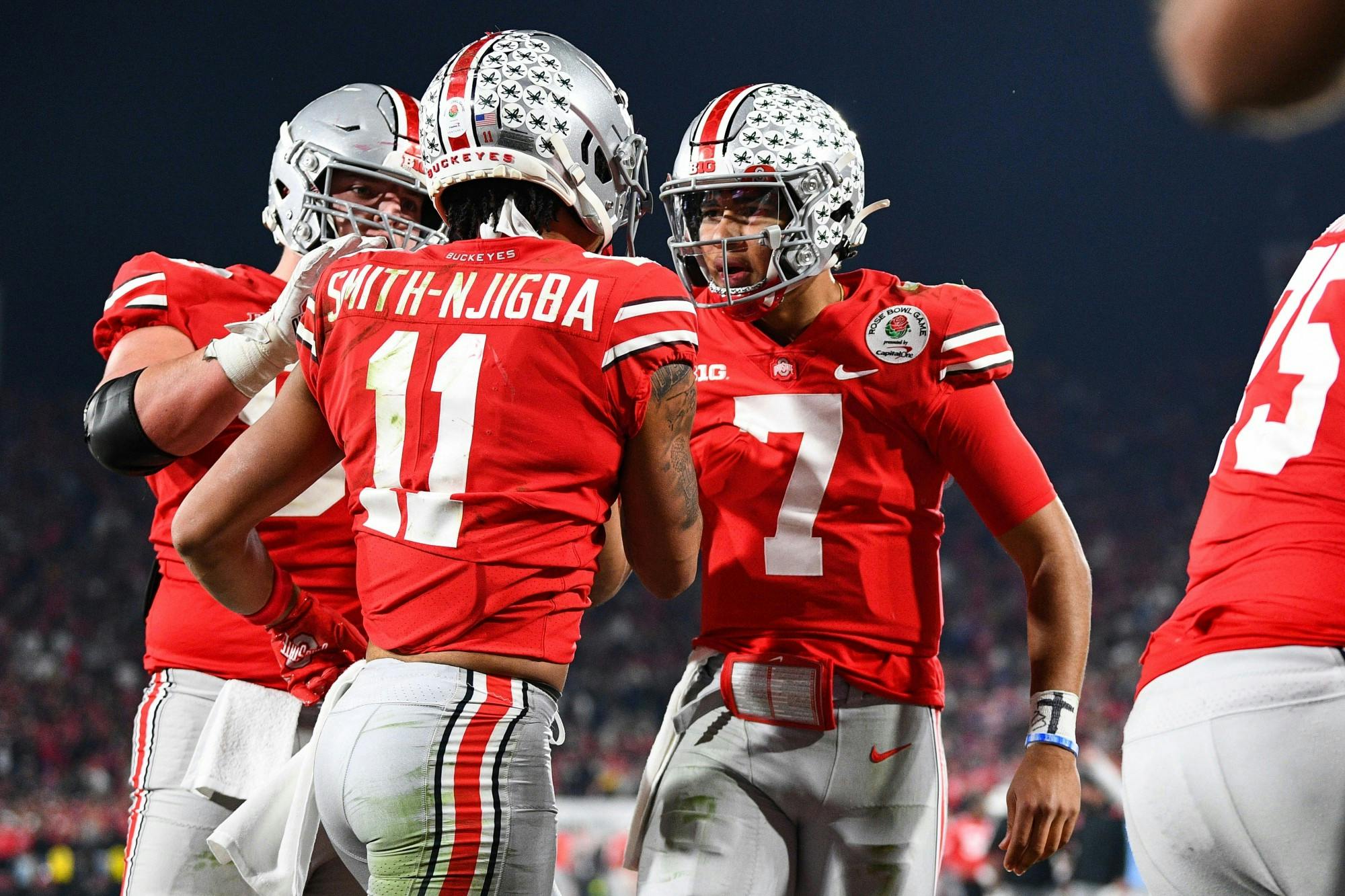 Ohio State stars, quarterback C.J. Stroud and receiver Jaxon Smith-Njigba.