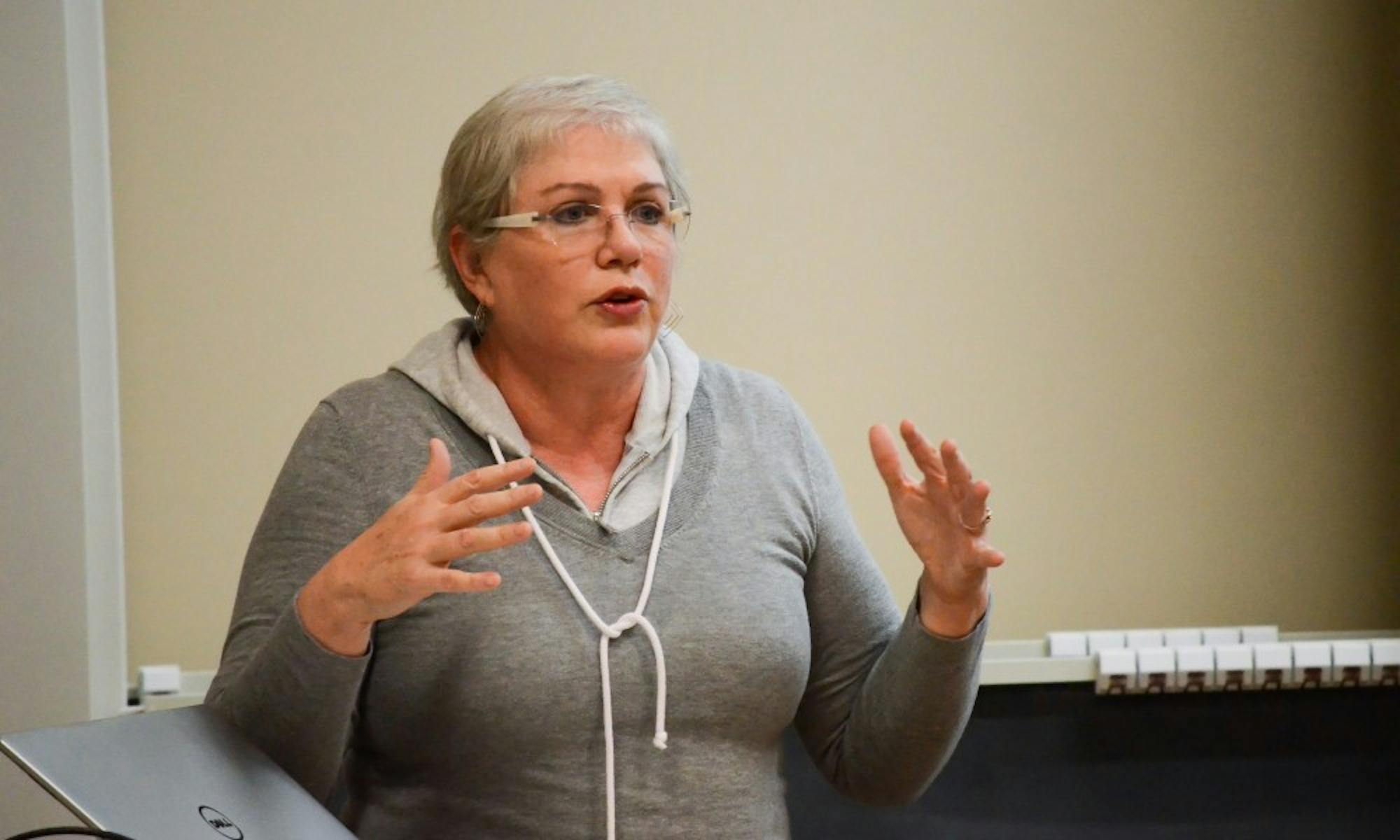 Former Saturday Night Live writer and cast member Julia Sweeney shared pieces from her monologue, “Letting Go of God,” that details her decision to become an atheist.