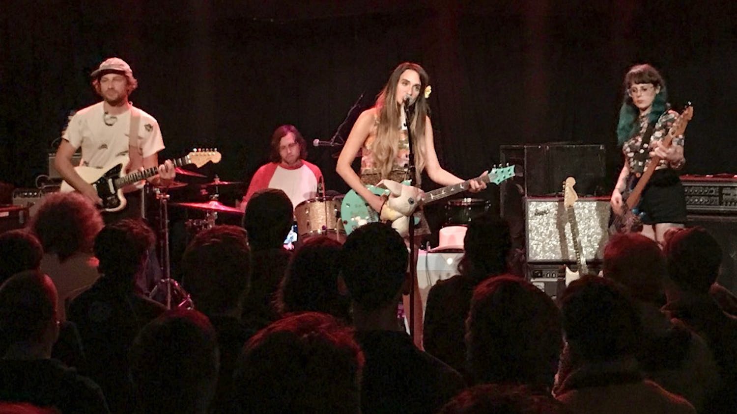 Speedy Ortiz performs gritty, indie rock to a subdued audience last Tuesday at High Noon Saloon.