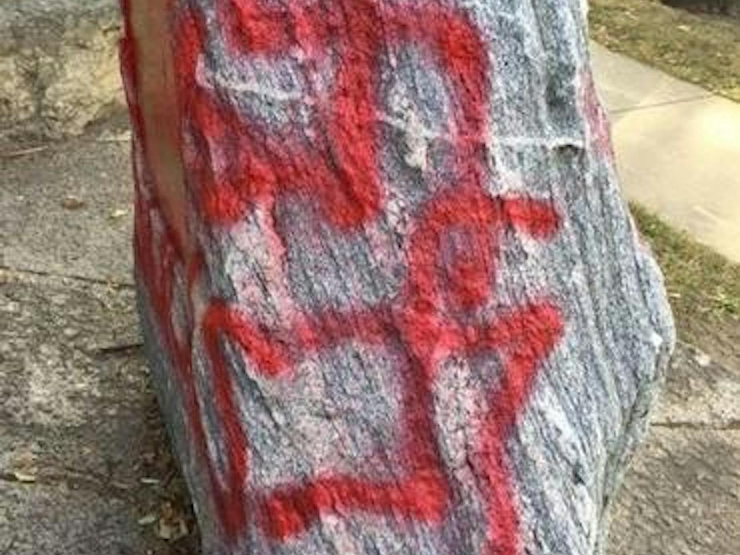 Hate crimes in Madison like the vandalism near a synagogue in James Madison Park have increased dramatically since 2015.