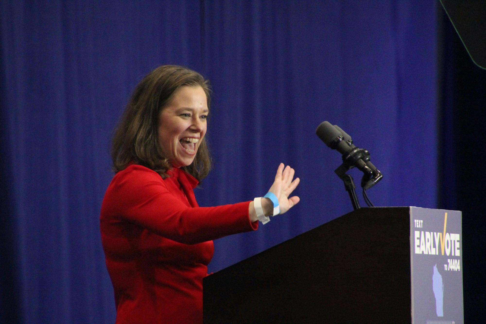 Drake White-Bergey Democratic Party Rally Sara Rodriguez.JPG