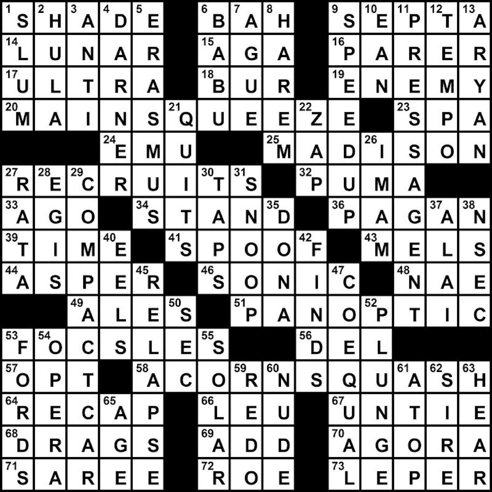 02/17/2010 - Crossword Solution
