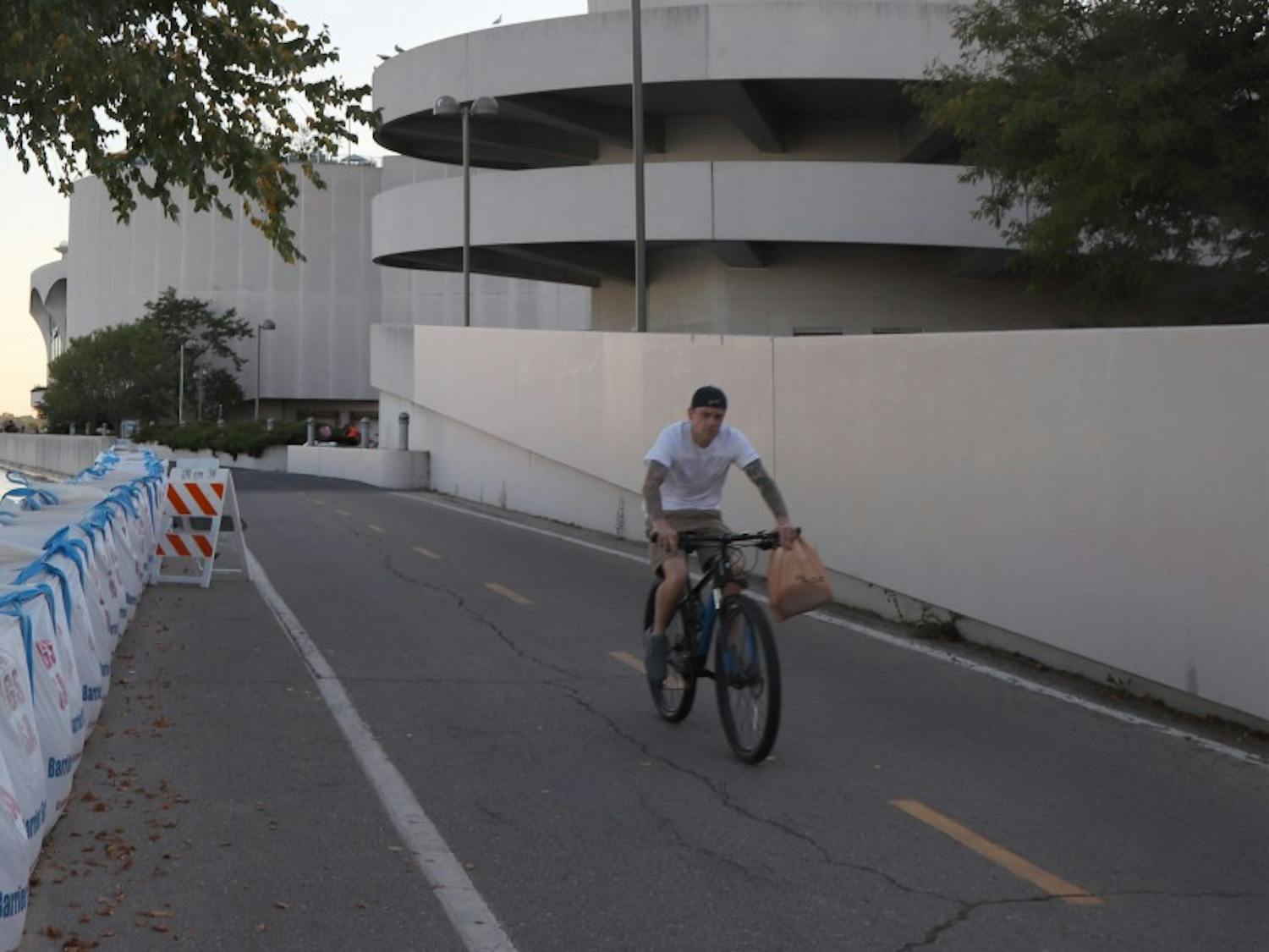City engineers were forced to re-close parts of the Capitol City Bike Trail Wednesday, after the pumps draining floodwater from the trail were stolen Tuesday night.&nbsp;