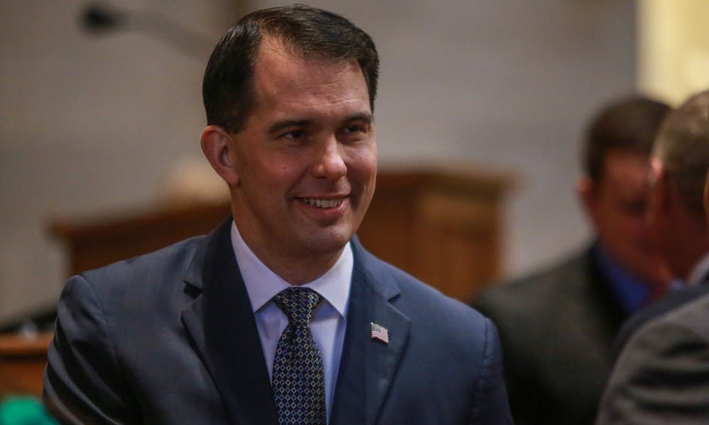 Gov. Scott Walker is the head of the Republican Governors Association, which has a website that looks and acts like a news outlet, but is actually paid for by the association to promote GOP ideals.