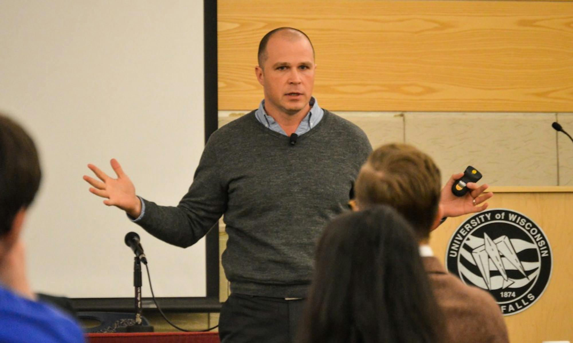 Students from universities around Wisconsin and Minnesota came together in River Falls to hear talks that discussed methods of addressing high levels of sexual assault on their campuses.