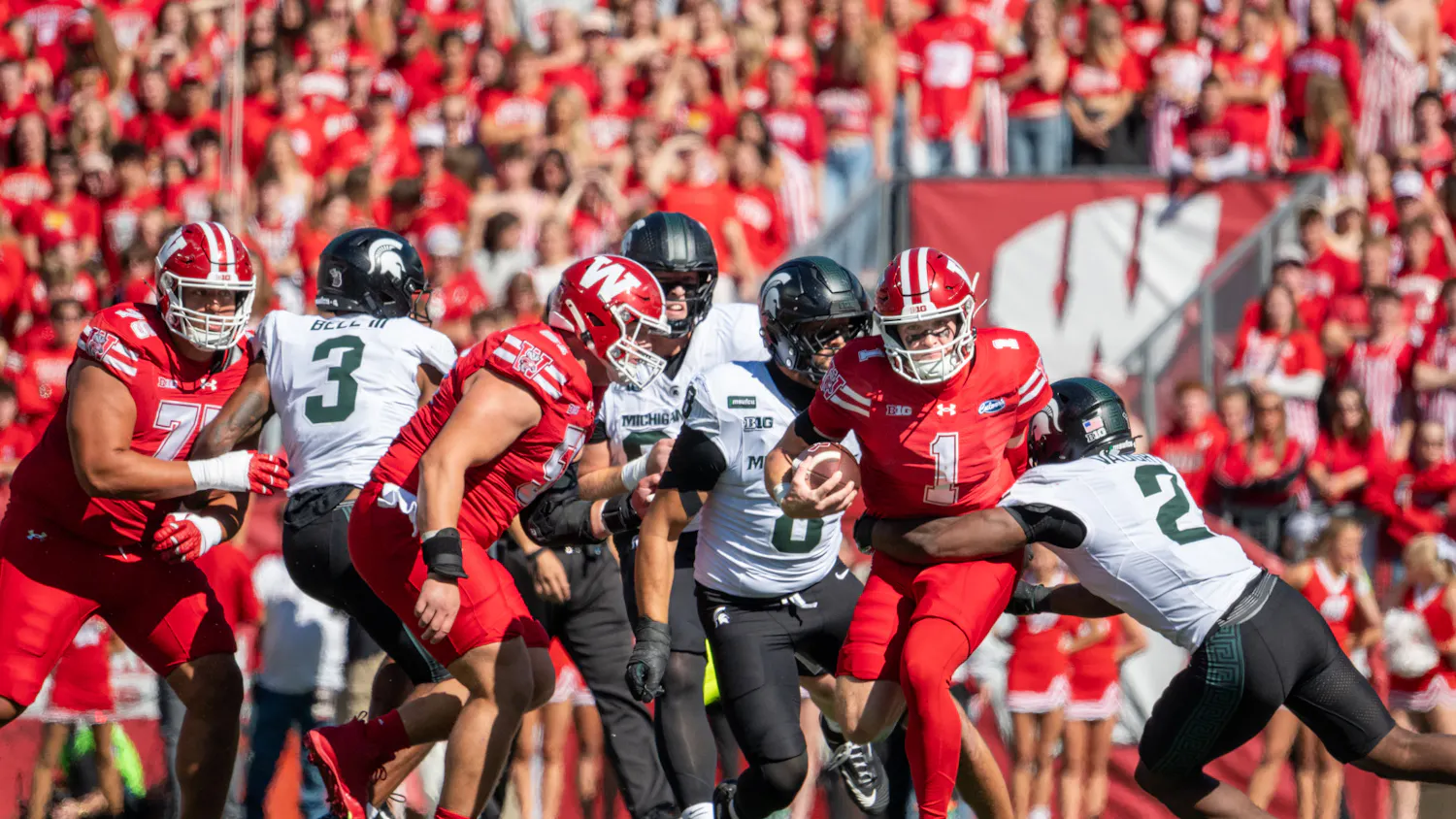 PHOTOS: Wisconsin defeats Michigan State to the tune of 31-3