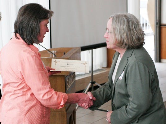 Campus leaders honor unique students for earning UW degrees