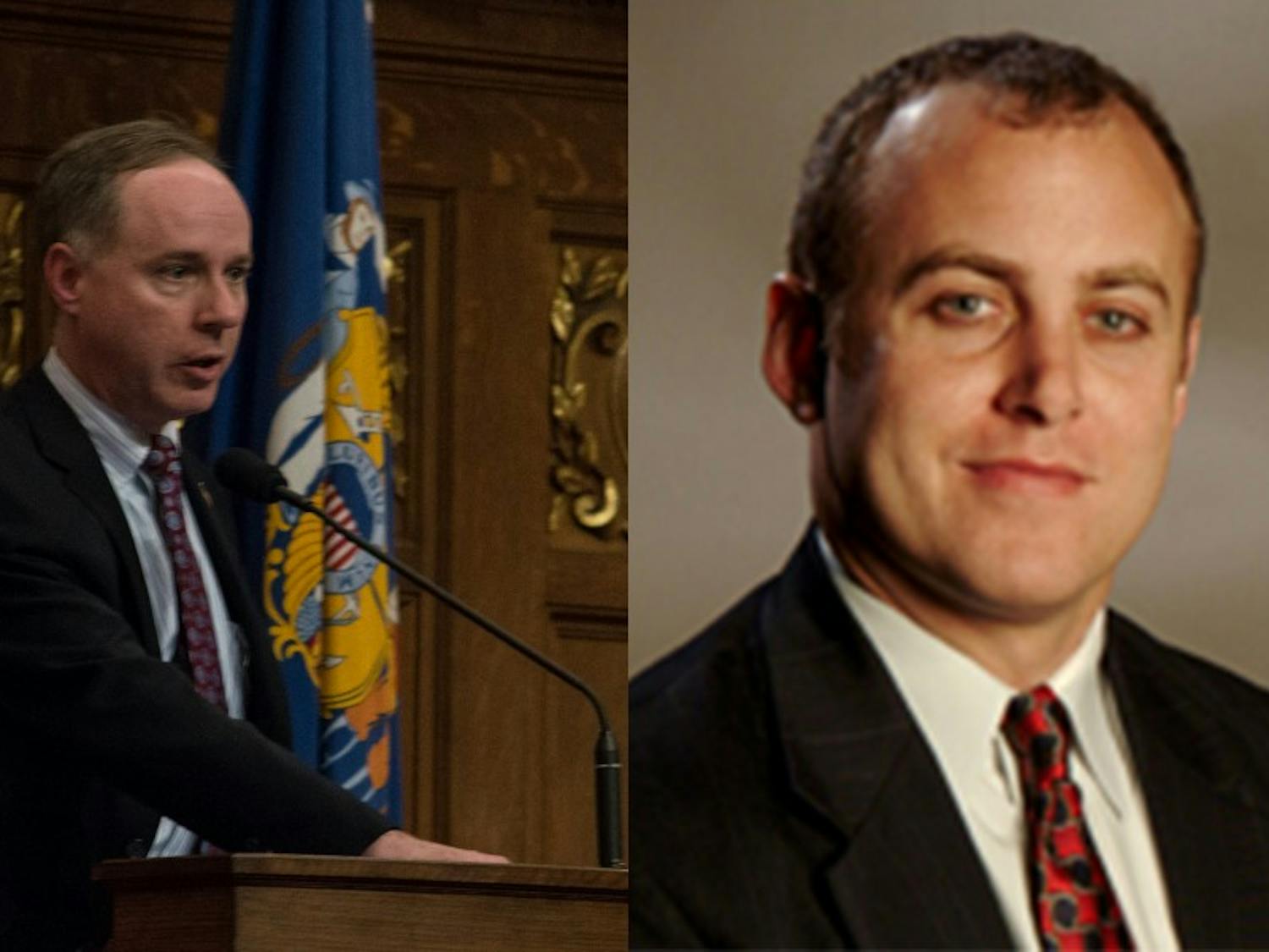 State Assembly Speaker Robin Vos, R-Rochester, and state Assembly Minority Leader Gordon Hintz, D-Oshkosh, both defended the decision to withhold records of sexual harassment issued against legislators and their staff Tuesday in an effort to protect victim privacy.