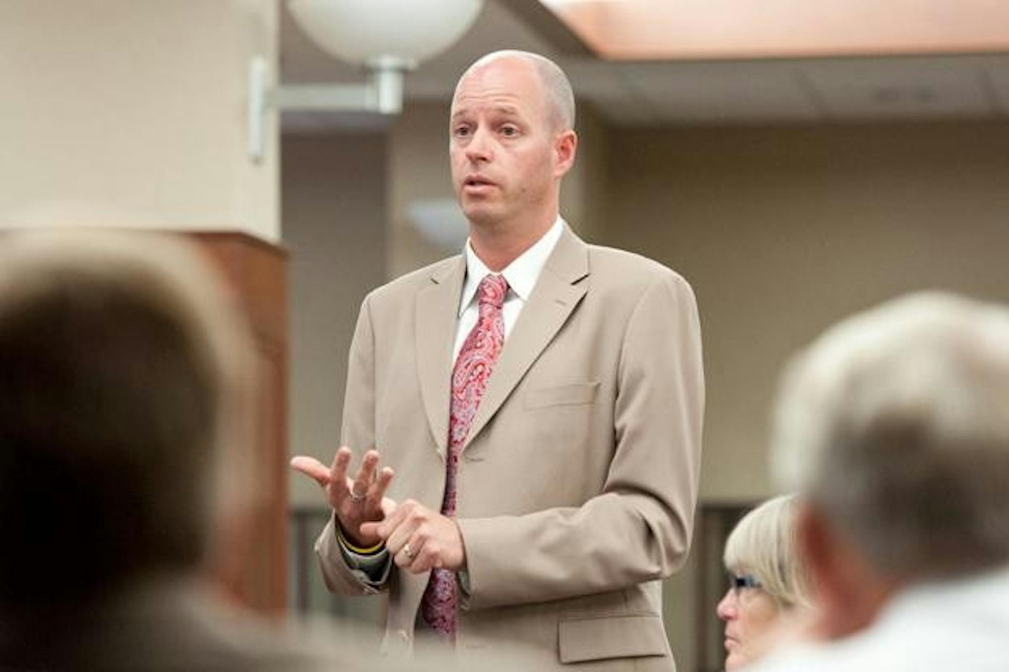 New women's swim coach speaks to Athletic Board