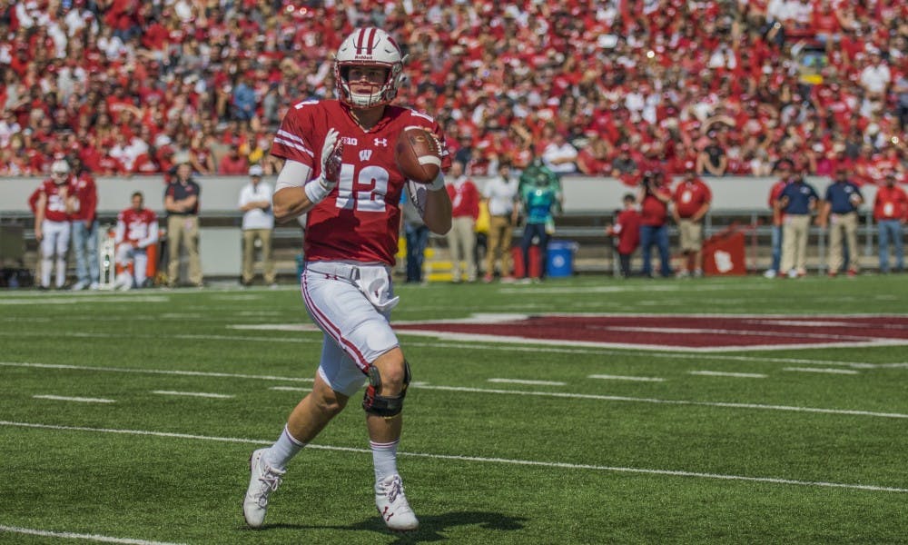 Alex Hornibrook is looking to lead Wisconsin to the top of not only the Big Ten West, but also the Big Ten.
