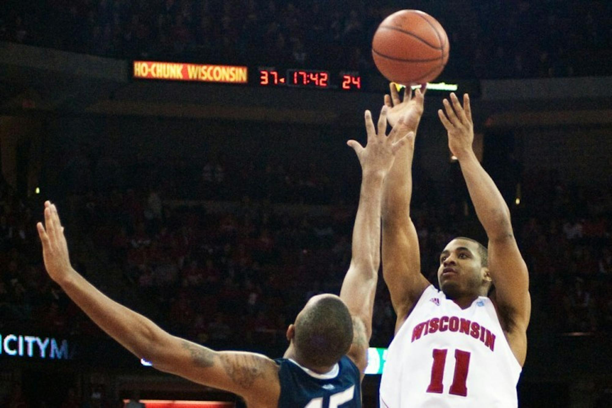 Rare Jordan: Taylor leads Badgers over IU