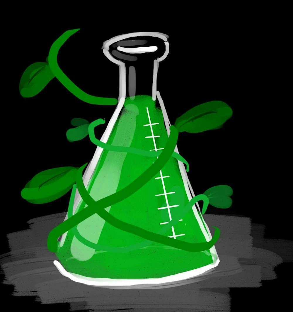 Green chemistry flask
