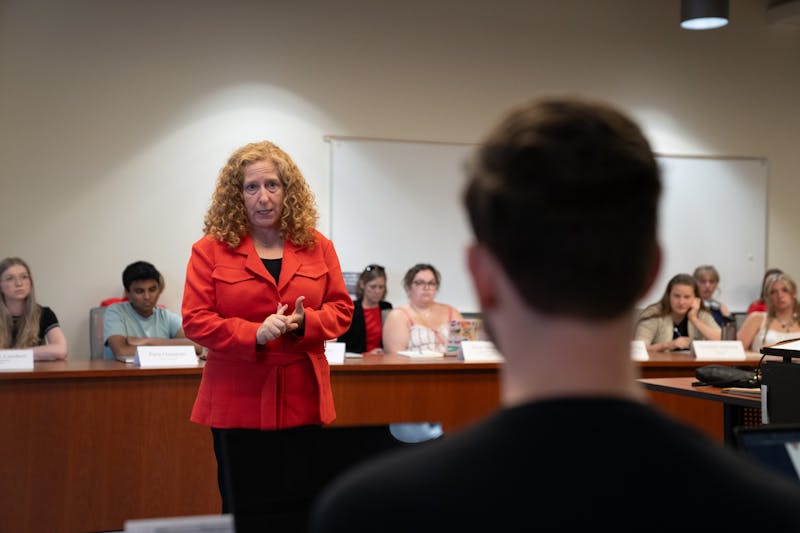 ‘Shame’: Students berate Mnookin over financial priorities, protest policy at ASM meeting