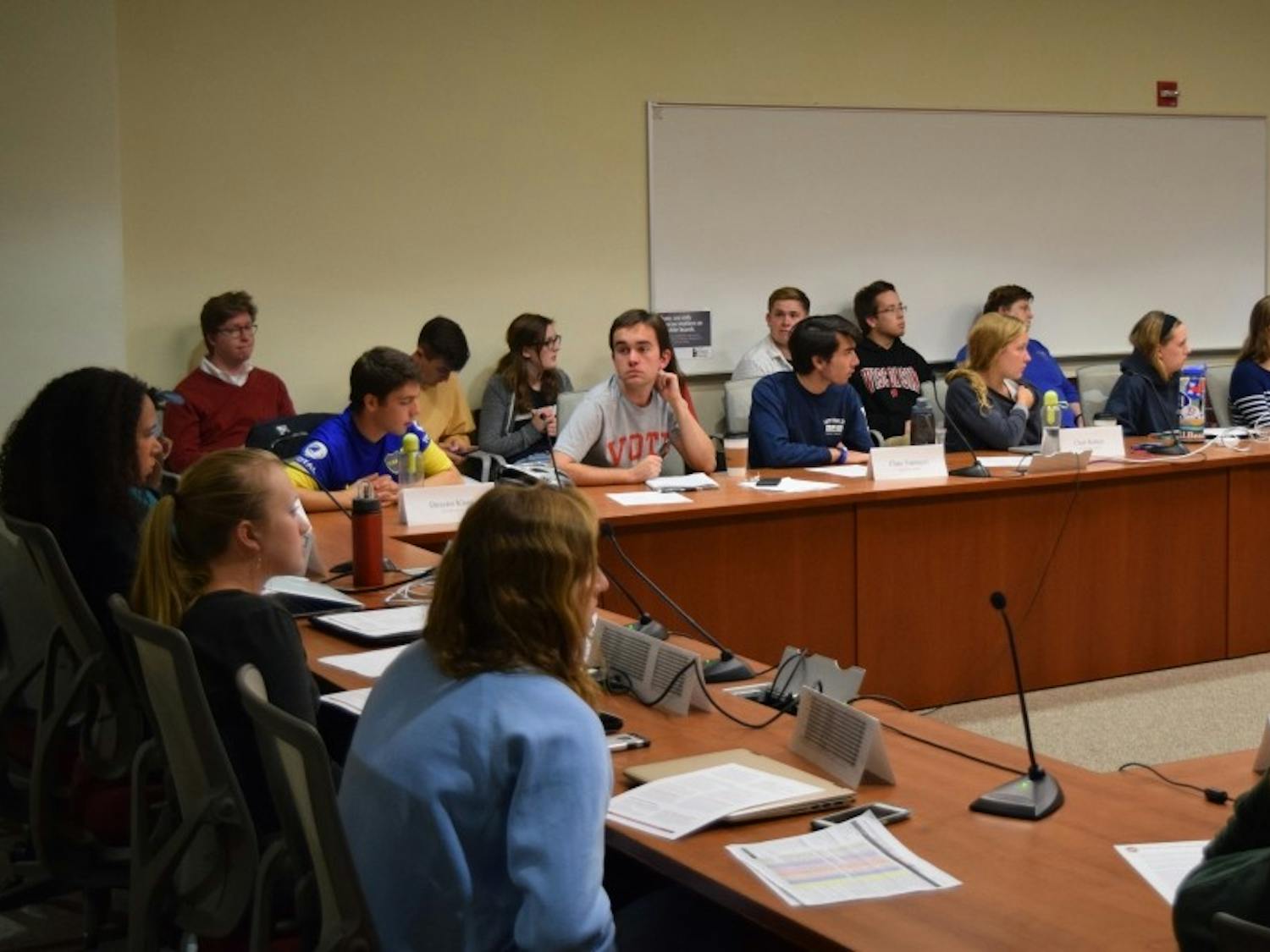 Brooke Evans officially accepted a nomination Tuesday night to serve as a College of Letters & Science representative on the Associated Students of Madison Student Council. 