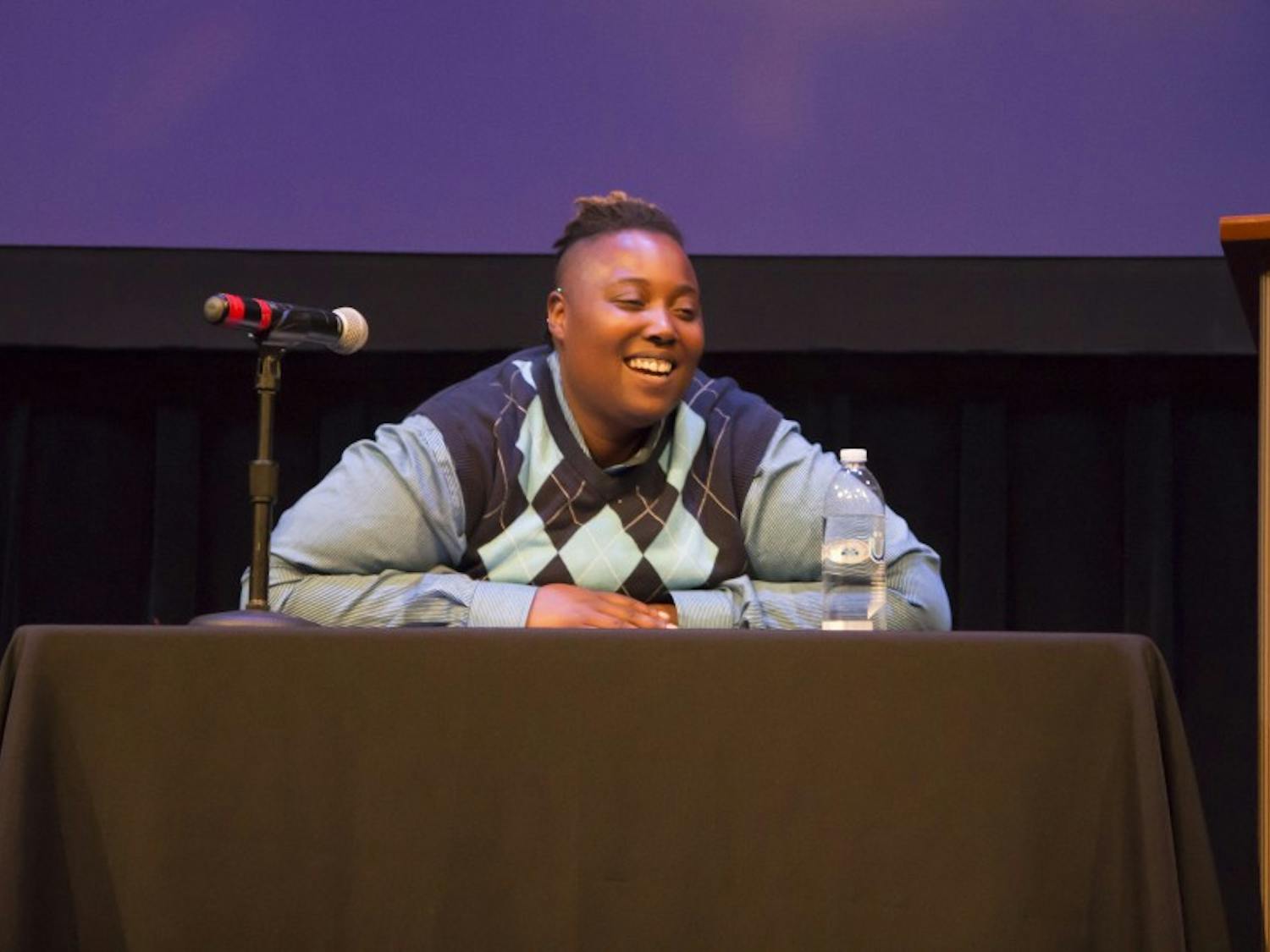UW-Madison graduate and mental wellness advocate Ti Banks shared his tactics to succeed in social justice and encouraged others to practice those as well in his Disability Awareness Week talk Tuesday.