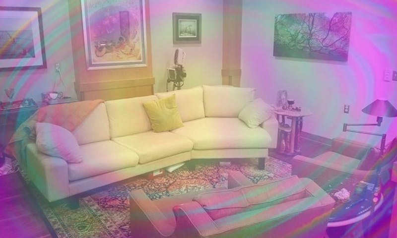 The room at UW-Madison School of Pharmacy where the safety study for psilocybin, the active ingredient in magic mushrooms, was conducted.