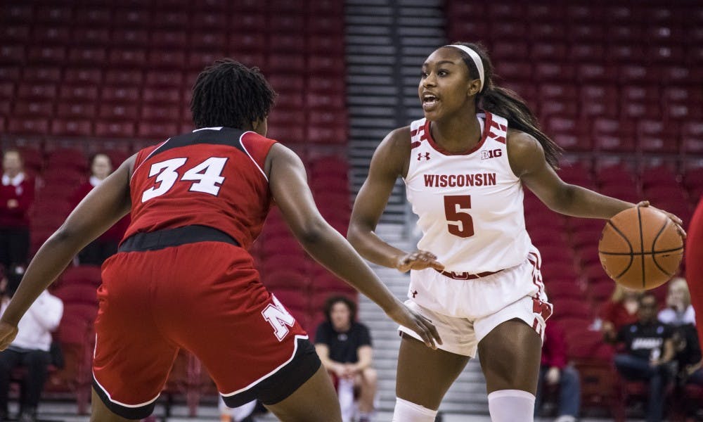 Roichelle Marble and the Wisconsin Badgers' guards struggled to defend Maryland in a blowout loss Sunday.