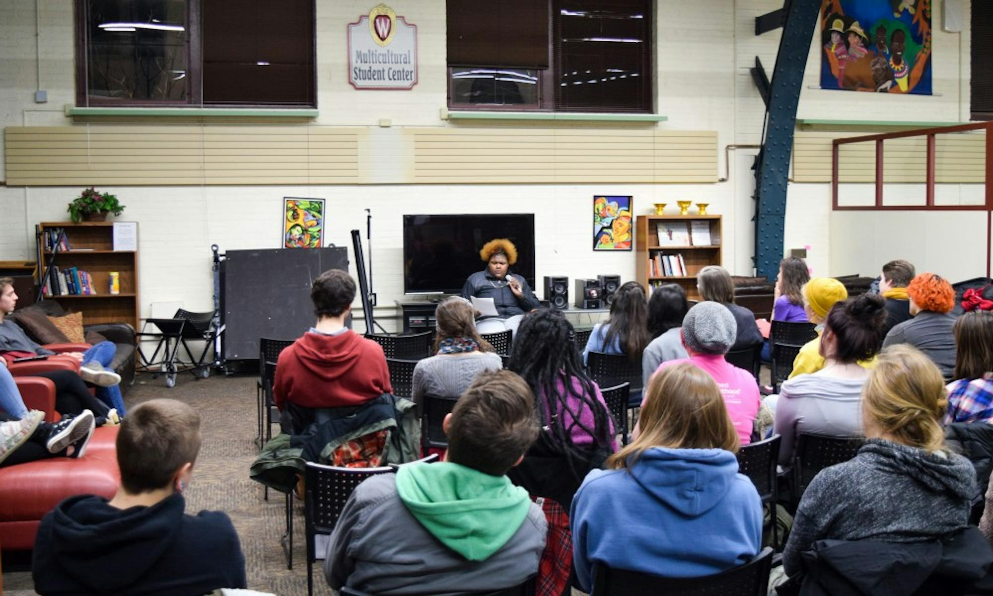 The event began with Ti Banks’ son delivering a monologue from Banks’ upcoming play, “When the Marks Fade."