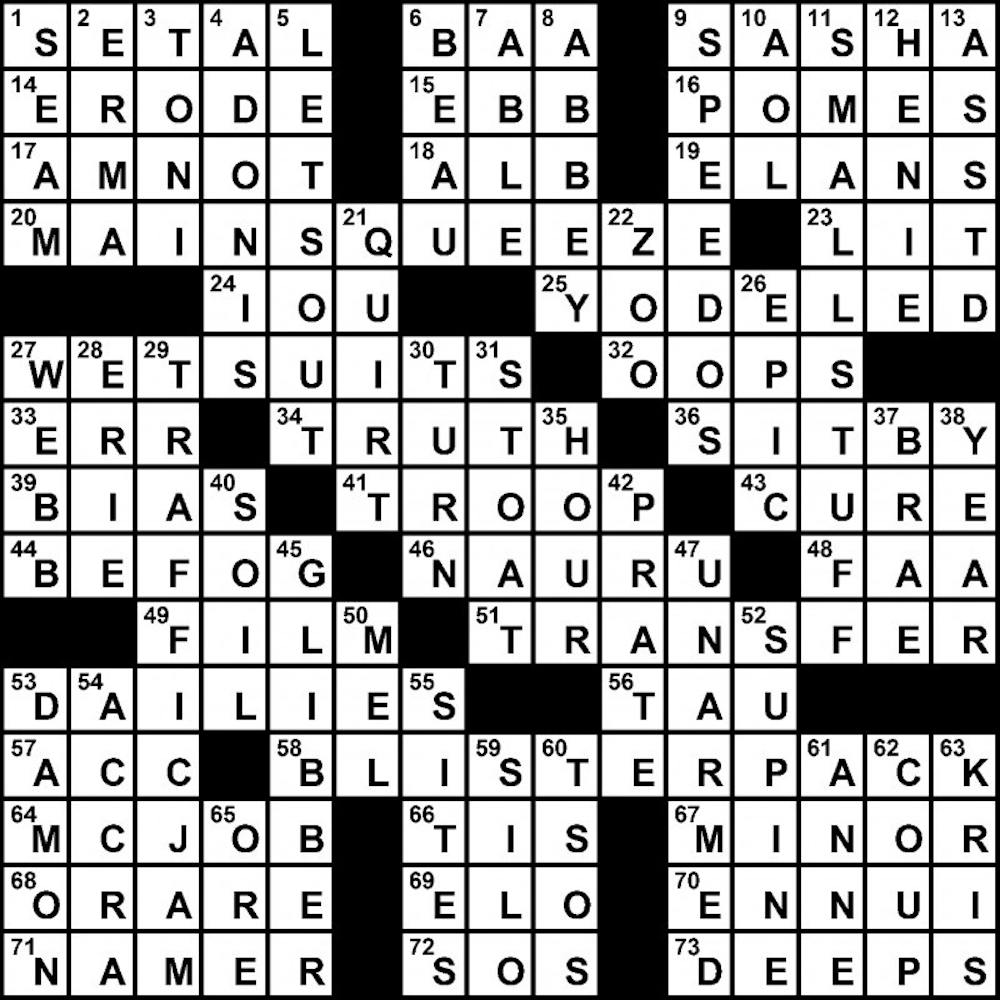 12/02/2010 - Crossword Solution