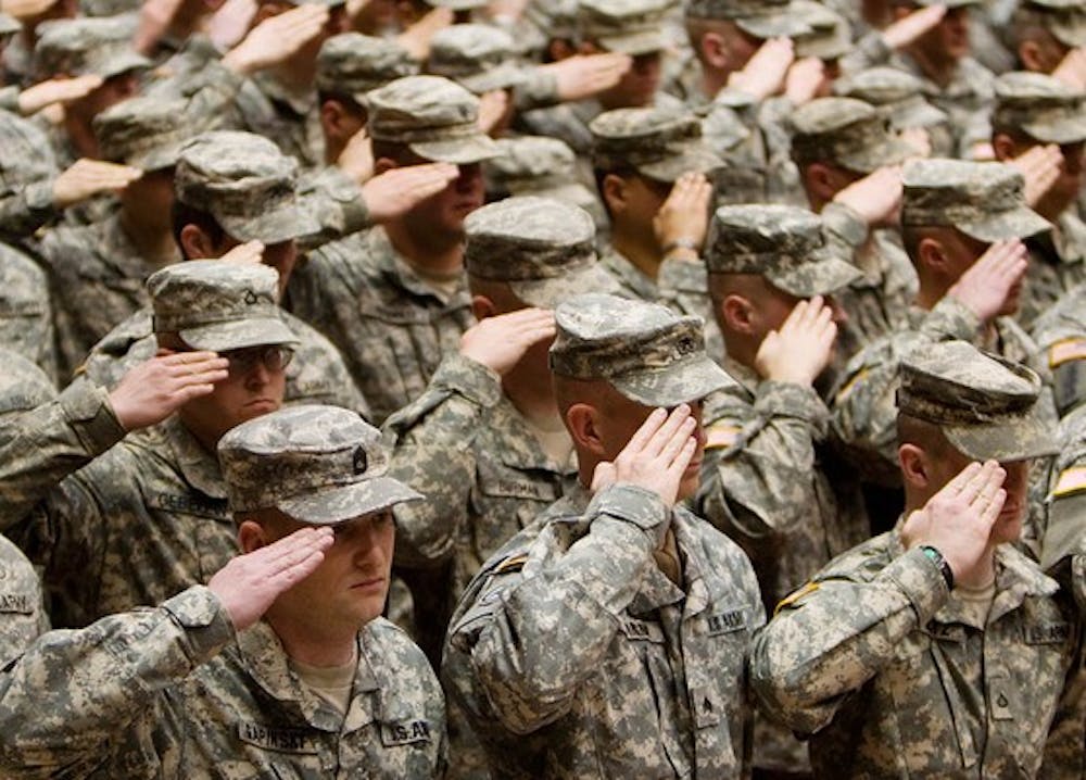 Troops honored before deployment to Iraq
