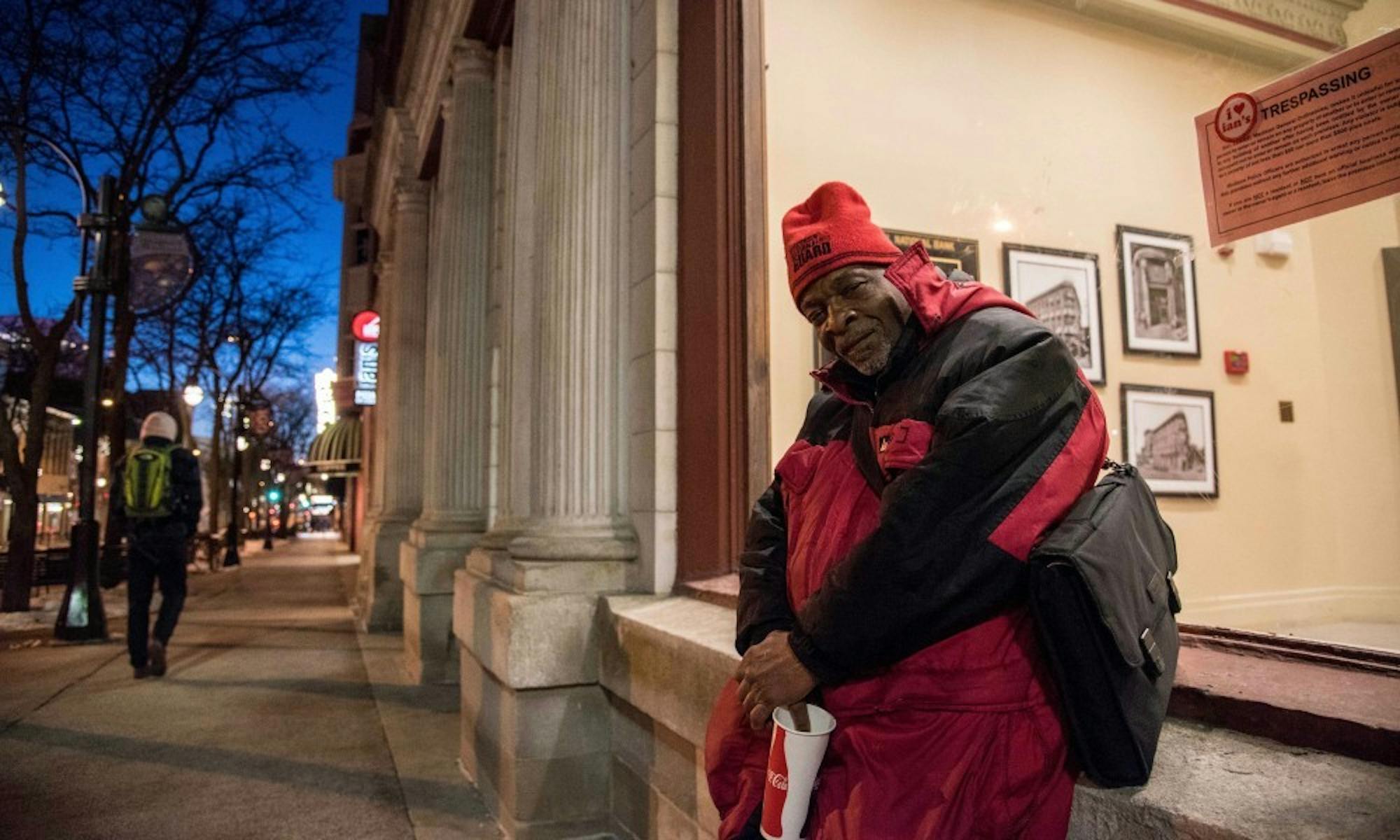 Photo of a man who was homeless.