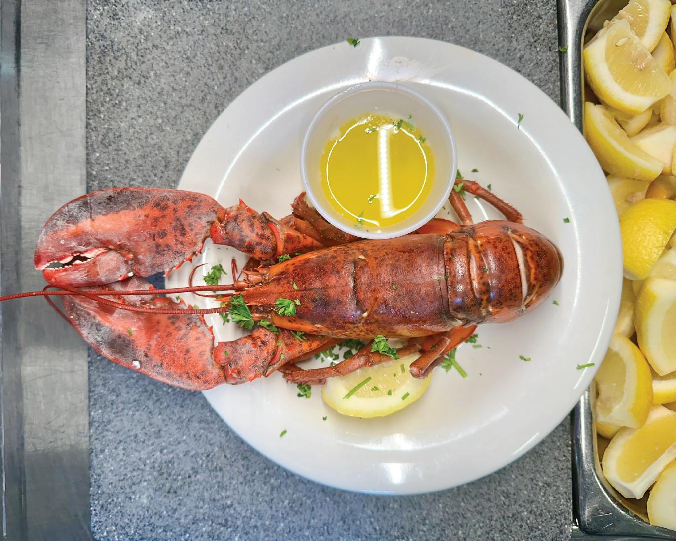 Lobster dinner photo