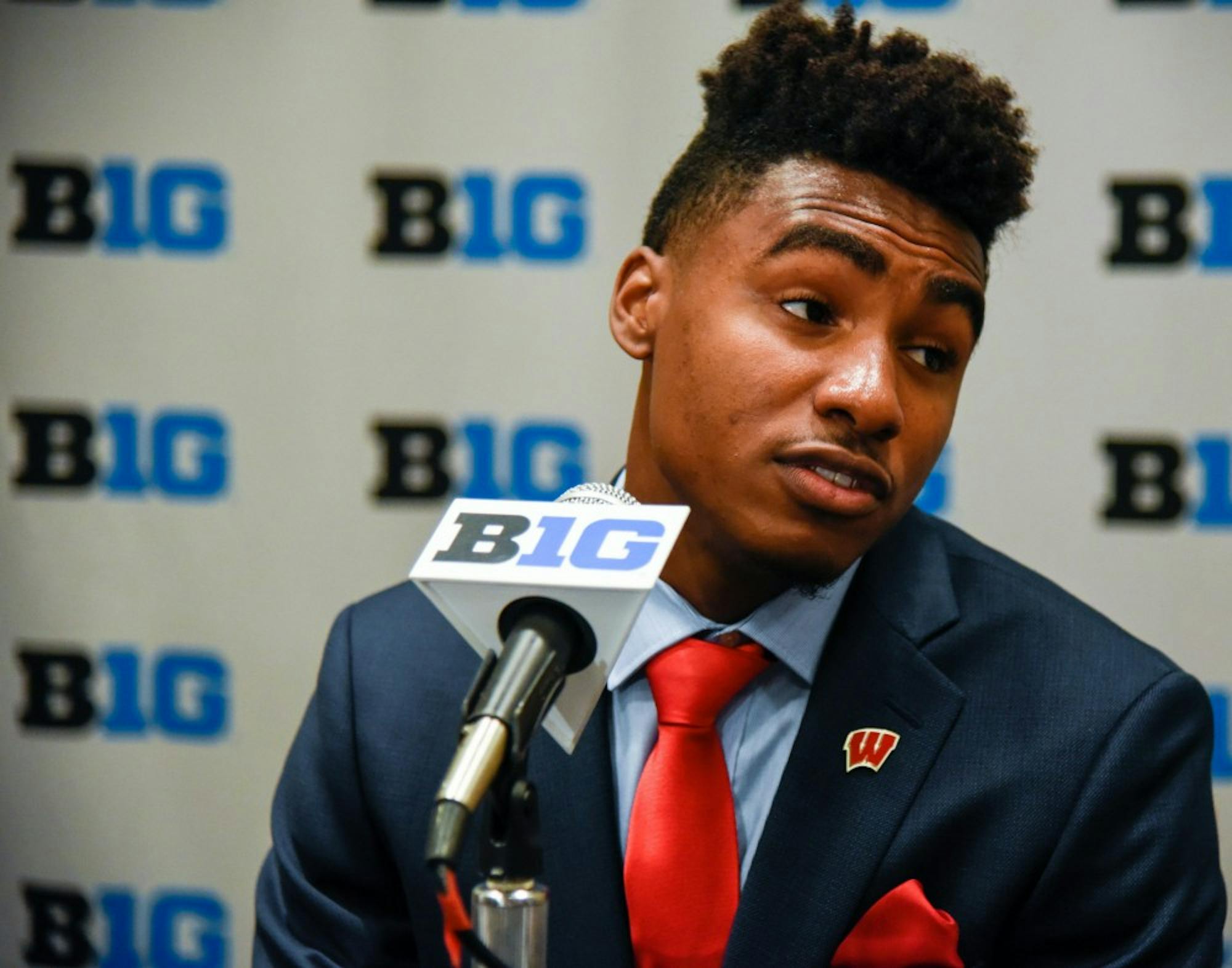 Shelton was one of three Badgers to attend Big Ten media days. He now has the task of leading an inexperienced secondary.&nbsp;